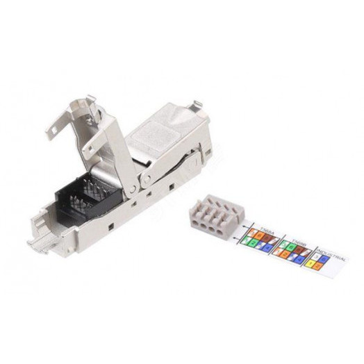 Адаптер проходной CA3-IDC-C6-SH-F-SL (coupler). RJ-45(8p8c). категория 6. полный экран. IDC