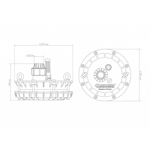 Оголовок ОСП 133-160/32