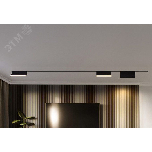 Светильник трековый светодиодный низковольтный ДПО16 1118R 18W 4000K frost 90° черный IP20 Jazzway