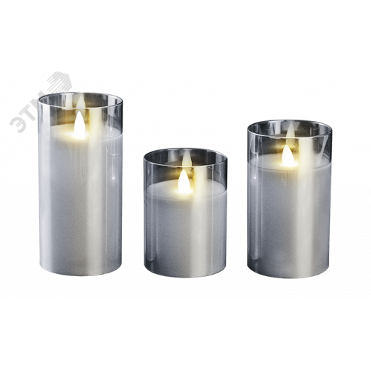 Свечи CL7-SET3-sr (компл. 3-х свечей, серебр.)