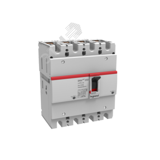 Выключатель автоматический DRX 250 HP TM Рег 4П 63A 25кА