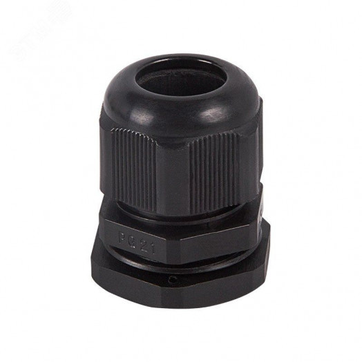 Кабельный ввод PG-21 (13-18 мм) черный, REXANT