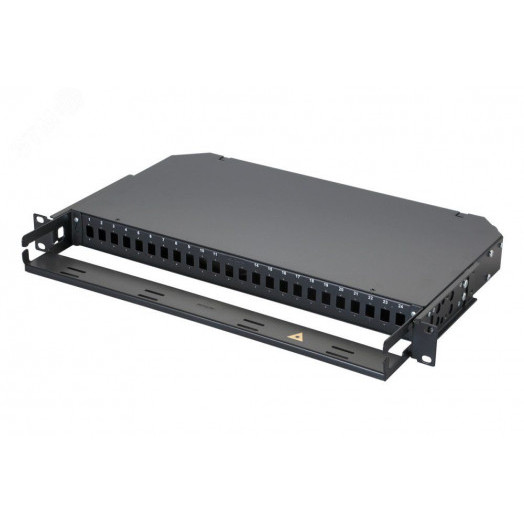 Оптическая панель серии 47C-24, 19 1U, корпус на 24 адаптера симплекс SC 47C-24-2L-00BL