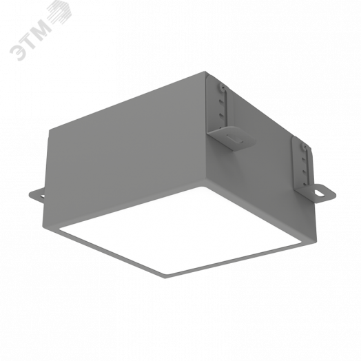 Светильник светодиодный ДВО-15Вт 3000К IP40 DL-Grill CRI90 серый