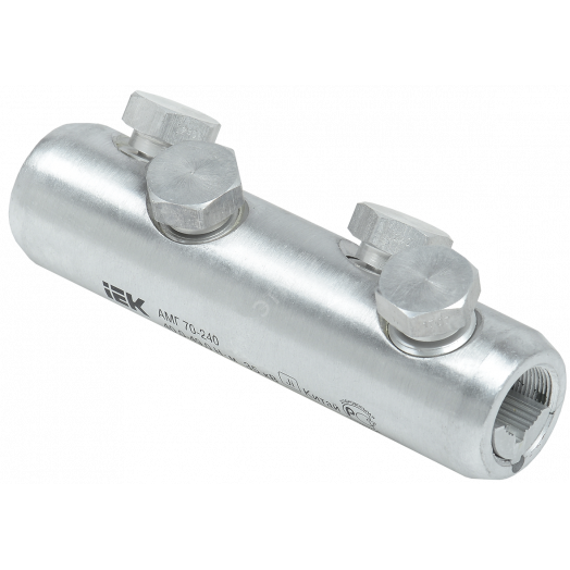 Алюминиевая механическая гильза со срывными болтами АМГ 70-240 до 35 кВ