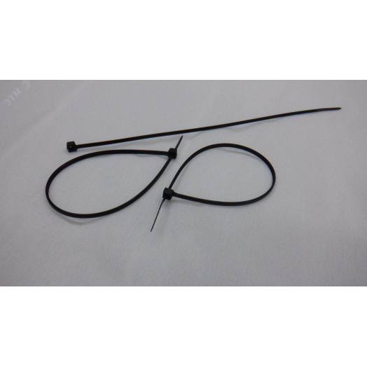 Хомут-стяжки ленточные 3x200 (2,5x200) черн