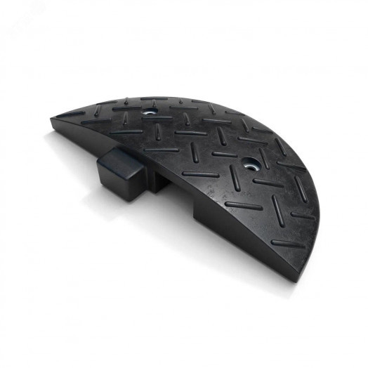 Искусственная дорожная неровность 350-2 (концевой элемент), резина