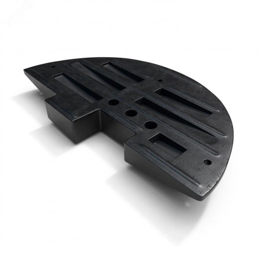 Искусственная дорожная неровность 350-2 (концевой элемент), резина