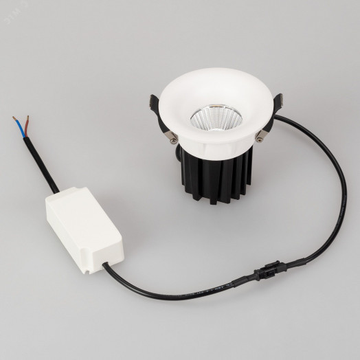 Светильник MS-FOGGY-BUILT-R86-10W Day4000 (WH, 36 deg, 230V) (Arlight, IP54 Металл, 5 лет)