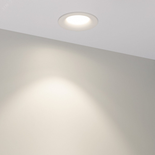 Светильник MS-FOGGY-BUILT-R86-10W Day4000 (WH, 36 deg, 230V) (Arlight, IP54 Металл, 5 лет)