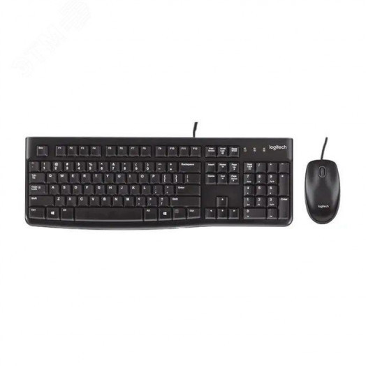 Комплект клавиатура + мышь MK121, USB, черный