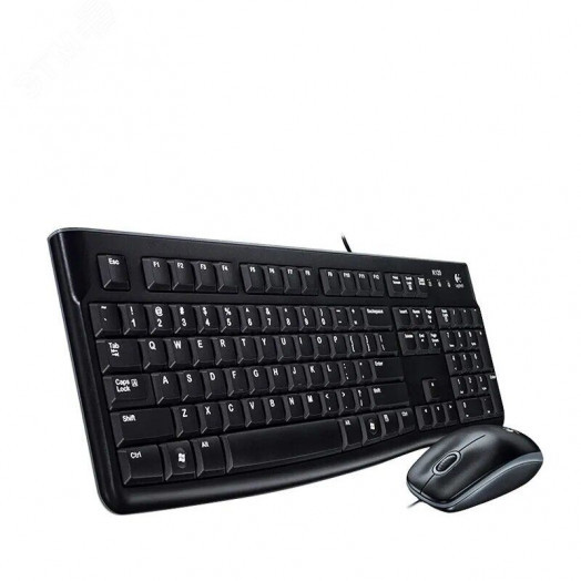 Комплект клавиатура + мышь MK121, USB, черный