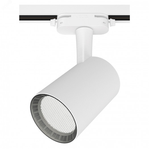 Светильник трековый, накладной, светодиодный, ARTLINE, поворотный, антибликовый, цилиндр, 75x75x115mm, 20Вт, 1700Лм, 4000К, 230В, алюминий, 9м, белый, 59733 3, Ritter