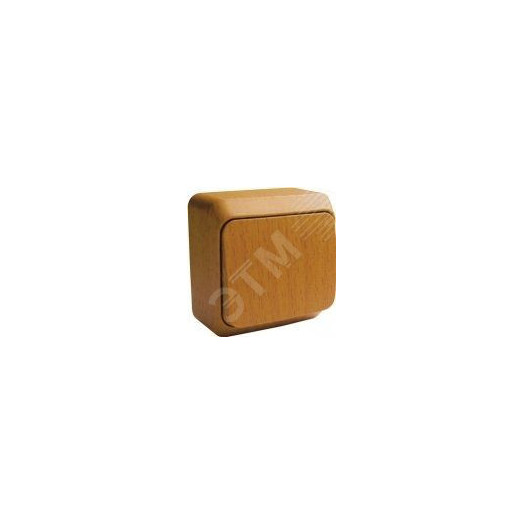 ЭТЮД Переключатель одноклавишный 10А бук