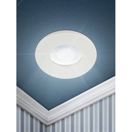 Светильник встраиваемый влагозащищенный WR3 WH MR16/GU5.3, IP44, белый