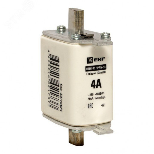 Вставка плавкая ППН-33 160/4А габарит 00