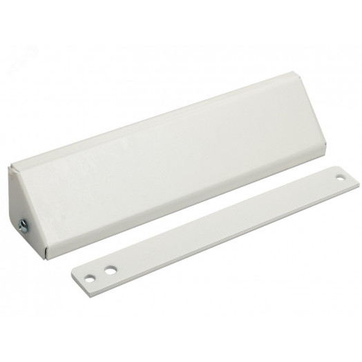 Комплект монтажа для крепления замка AL-400 с декоративным кожухом и планкой М400, цвет белый