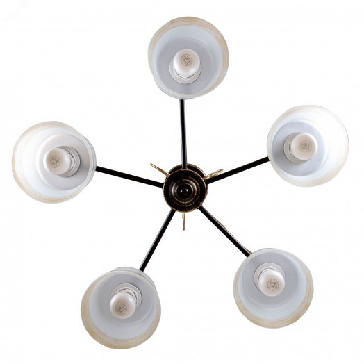 Светильник Дус 151 кор.зол. (Плафон 00007) НПБ 01-5х60-151 Е27 ИУ