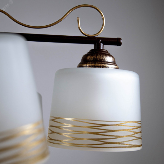 Светильник Дус 151 кор.зол. (Плафон 00007) НПБ 01-5х60-151 Е27 ИУ