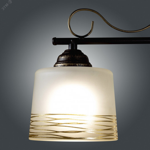 Светильник Дус 151 кор.зол. (Плафон 00007) НПБ 01-5х60-151 Е27 ИУ