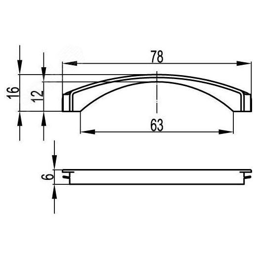 Адаптер напольного канала 50х12 мм серый