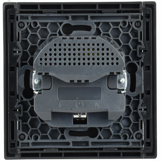 FORTE&PIANO Розетка 1-местная с заземлением с защитными шторками винтовое крепление 16А USB A+C 18Вт FP347 серый IEK