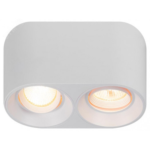 Светильник настенно-потолочный спот OL25-2 WH MR16/GU5.3, белый, поворотный лампа MR16 ( в комплект не входит)