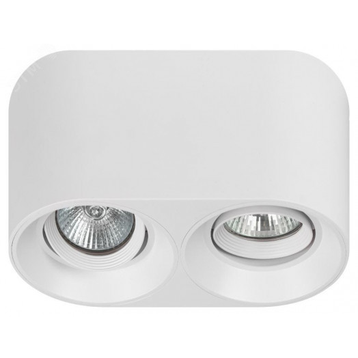 Светильник настенно-потолочный спот OL25-2 WH MR16/GU5.3, белый, поворотный лампа MR16 ( в комплект не входит)