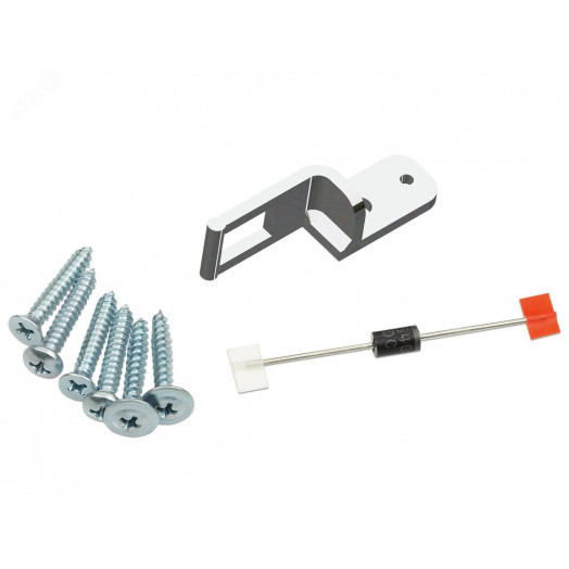 Замок электромагнитный защелка AL-250UZ-D-12V, усилие удержания якоря 250 кгс, белый