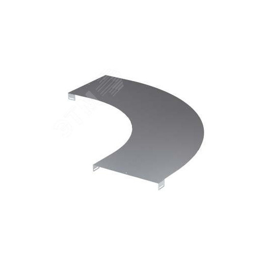 Крышка на угол горизонтальный 90 градусов основание 300 R=600мм