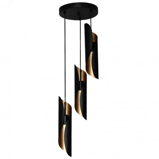 Светильник Маэстро 2'' 233 черн./зол.НСБ 01-3х60-157 Е27 ИУ