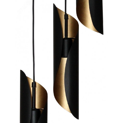 Светильник Маэстро 2'' 233 черн./зол.НСБ 01-3х60-157 Е27 ИУ