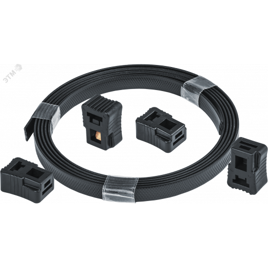 Хомут 7,6мм универсальный отрезной черный (15м ролл)