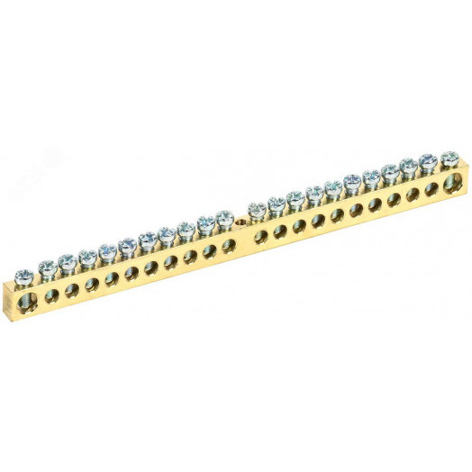 Шина PEN земля-ноль 8х12мм 22/1 (22групп/креп по цент)