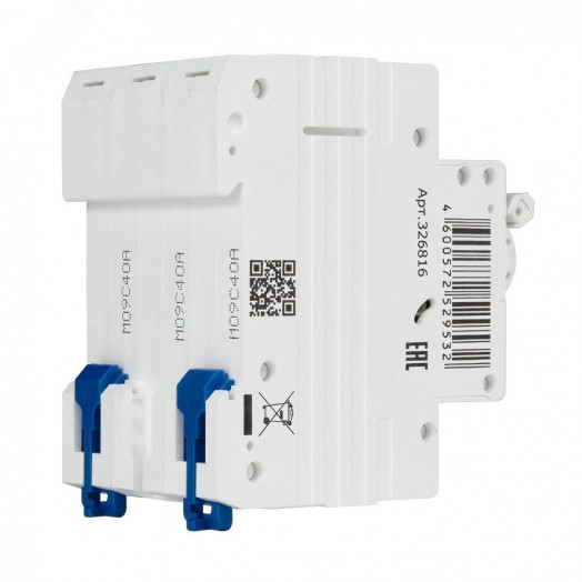 Выключатель автоматический трехполюсный 40А C 4,5кА AC OptiDin BM63-3C40-4,5-УХЛ3