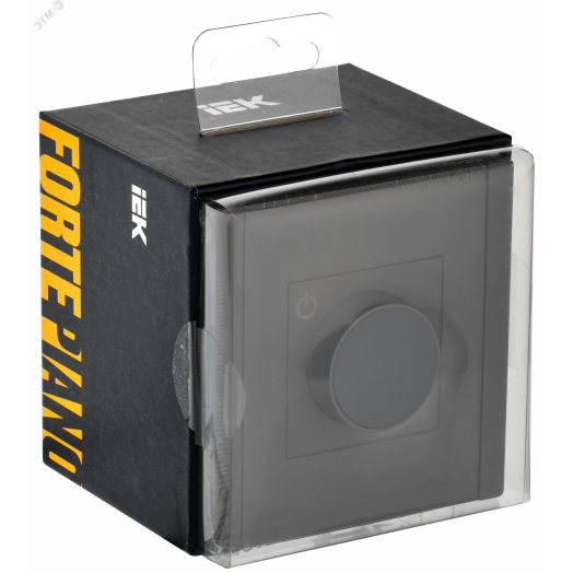 FORTE&PIANO Термостат электронный с индикацией FP352 серый IEK