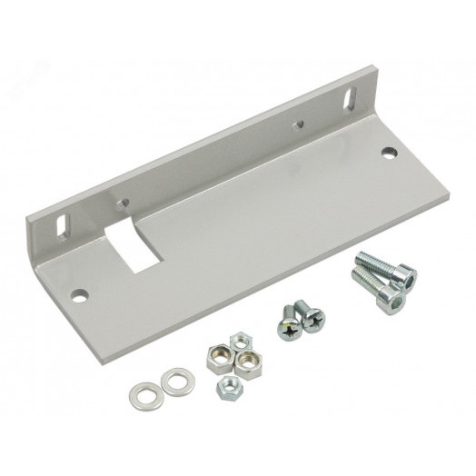 Уголок  монтажный AL-250UZ для крепления электромагнитного замка защелки AL-250UZ, серый