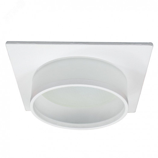 Светильник ДВО-15w GX53 без лампы квадратный белый