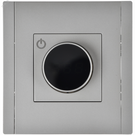 FORTE&PIANO Термостат электронный с индикацией FP552 сталь IEK