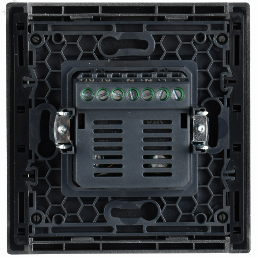 FORTE&PIANO Термостат электронный с индикацией FP552 сталь IEK