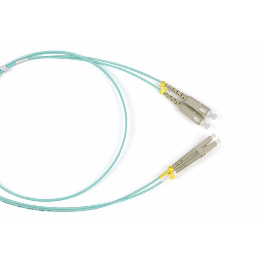 Патч-корд волоконно-оптический (шнур) мм 50/125(OM3) LC-SC duple* LSZH 2 м