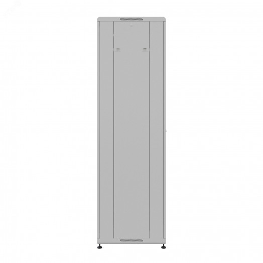 Шкаф напольный универсальный серверный R 22U 600х600мм, 4 профиля 19, двери стекло и сплошная металл, боковые стенки съемные, регулируемые опоры, разобранный, серый RAL 7035