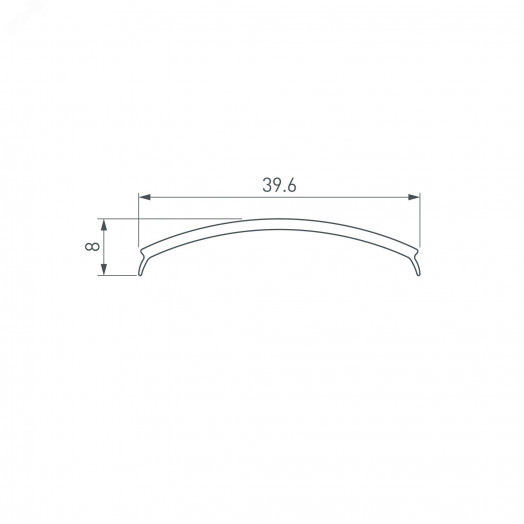 Экран матовый KLUS-P45-2000 Round OPAL (ARL, Пластик)