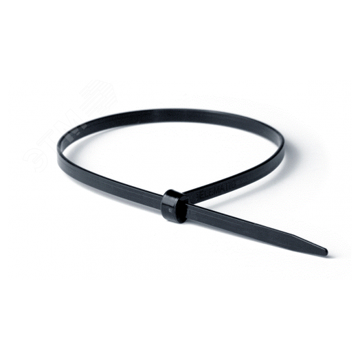 Хомут 200х4.5 P6.6 с двойным замком черный