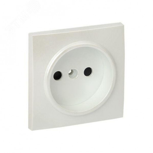 Валенсия лицевая панель розетки 1-местной б/з 10 А жемчуг с защ. штор.