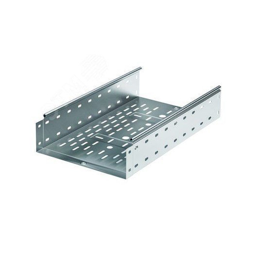 Лоток перфорированный 600х80х3000 цинк-ламельный