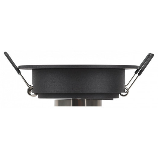 Светильник встраиваемый алюминиевый KL84 BK MR16/GU5.3 черный