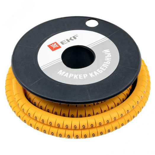 Маркер кабельный 2.5кв.мм 9 (1000ед) (ЕС-1)