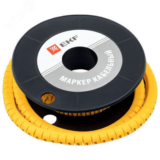 Маркер кабельный 2.5кв.мм 3 (1000ед) (ЕС-1)