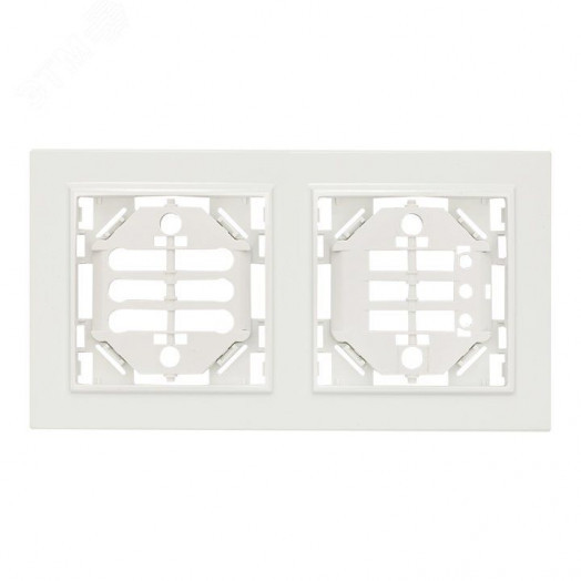 Минск Рамка 2-местная вертикальная белая